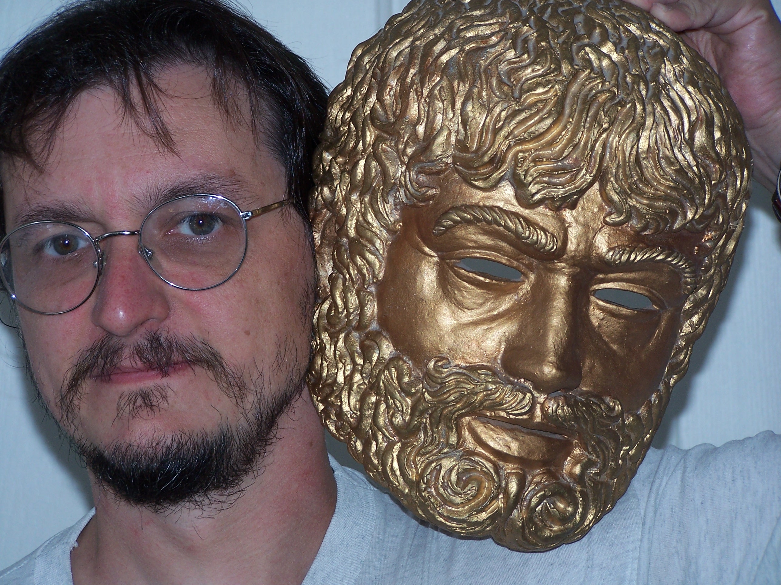 Golden mask
